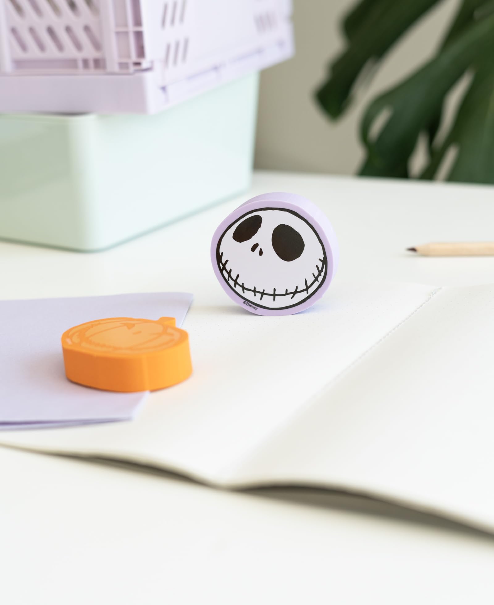 Grupo Erik: Gomme da cancellare The Nightmare Before Christmas | Set da 2 gomme jumbo da cancellare, ideali come gomme da cancellare per bambini, cancelleria Nightmare Before Christmas