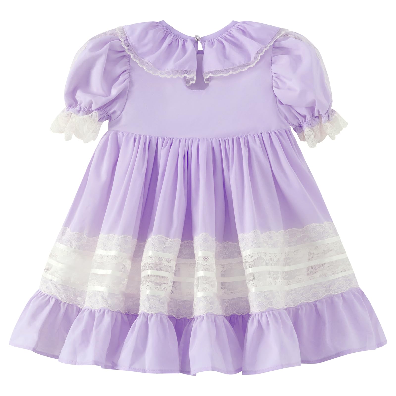 Mädchenkleid, Vintage-Kleid, Bluebell-Erbstück-Kleid, Puffärmel, Mädchen-Sommerkleid, Babyblaues Kleid für Mädchen