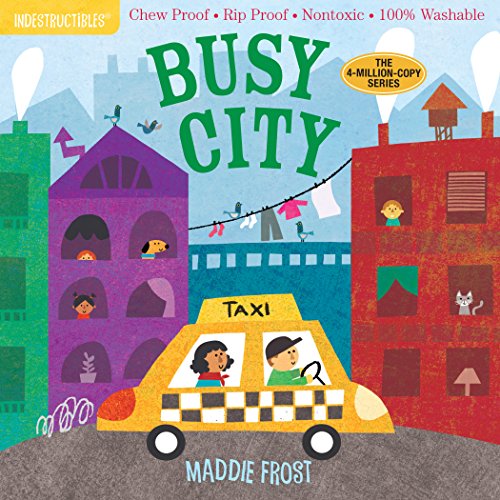 Image of Indestructibles: Busy City: Chew Proof · Rip Proof · Nontoxic · 100% Washable (Book for Babies, Newborn Books, Safe to Chew)
