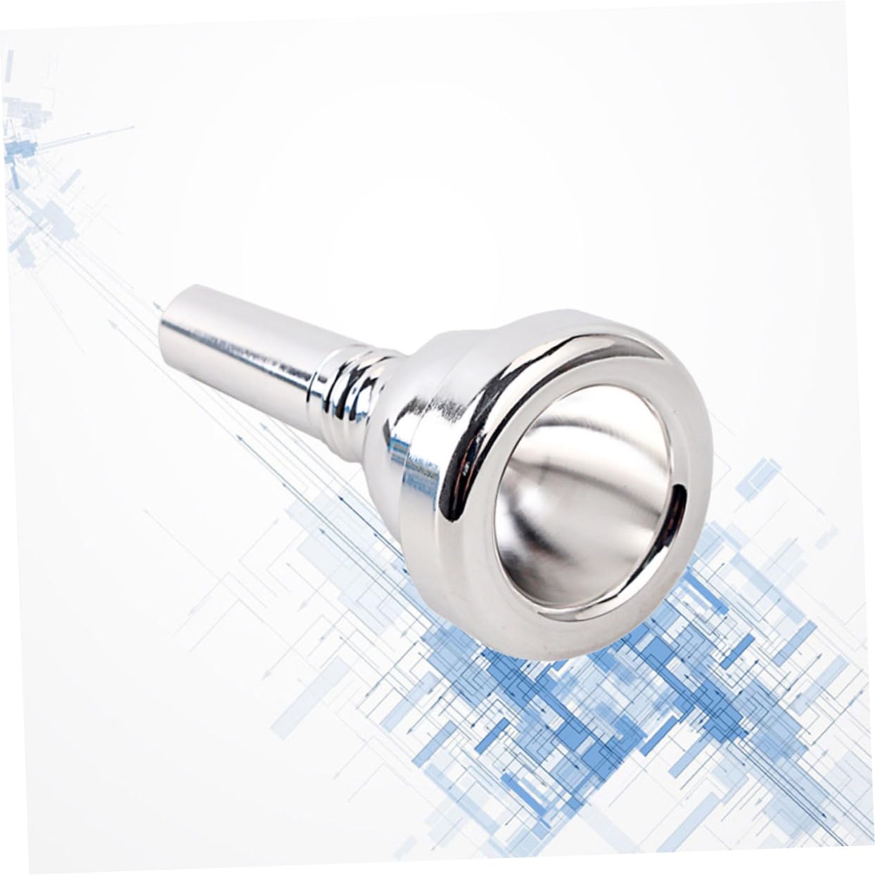 FUNOMOCYA Trumpet Mouthpiece Replacement 12c Size for 520 Silver Trumpet Copper Alloy Trumpet Accessories