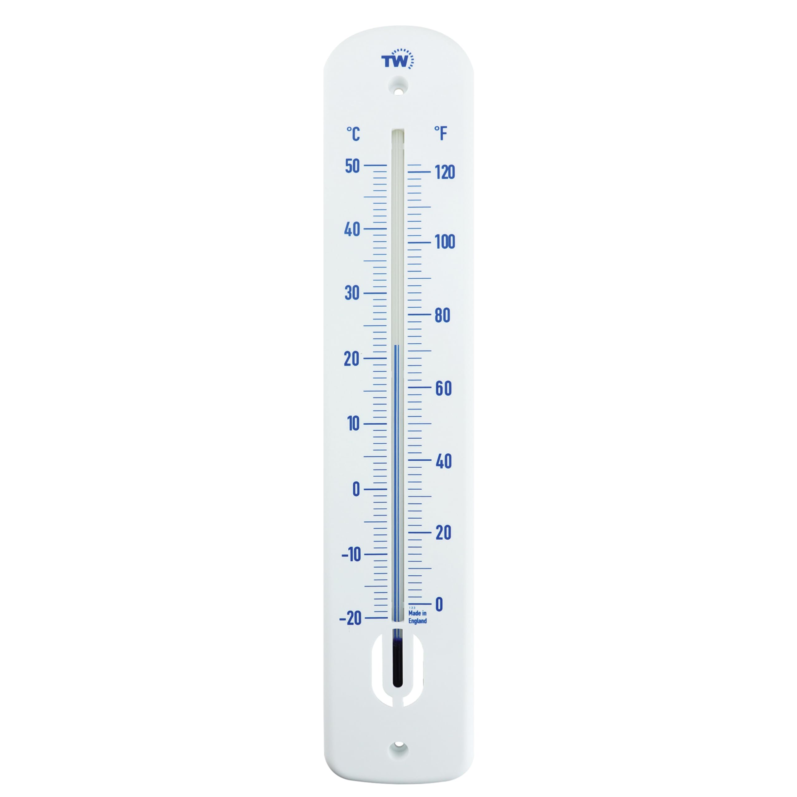 Grand thermomètre extérieur jardin 380 mm pour serre, patio, terrasse