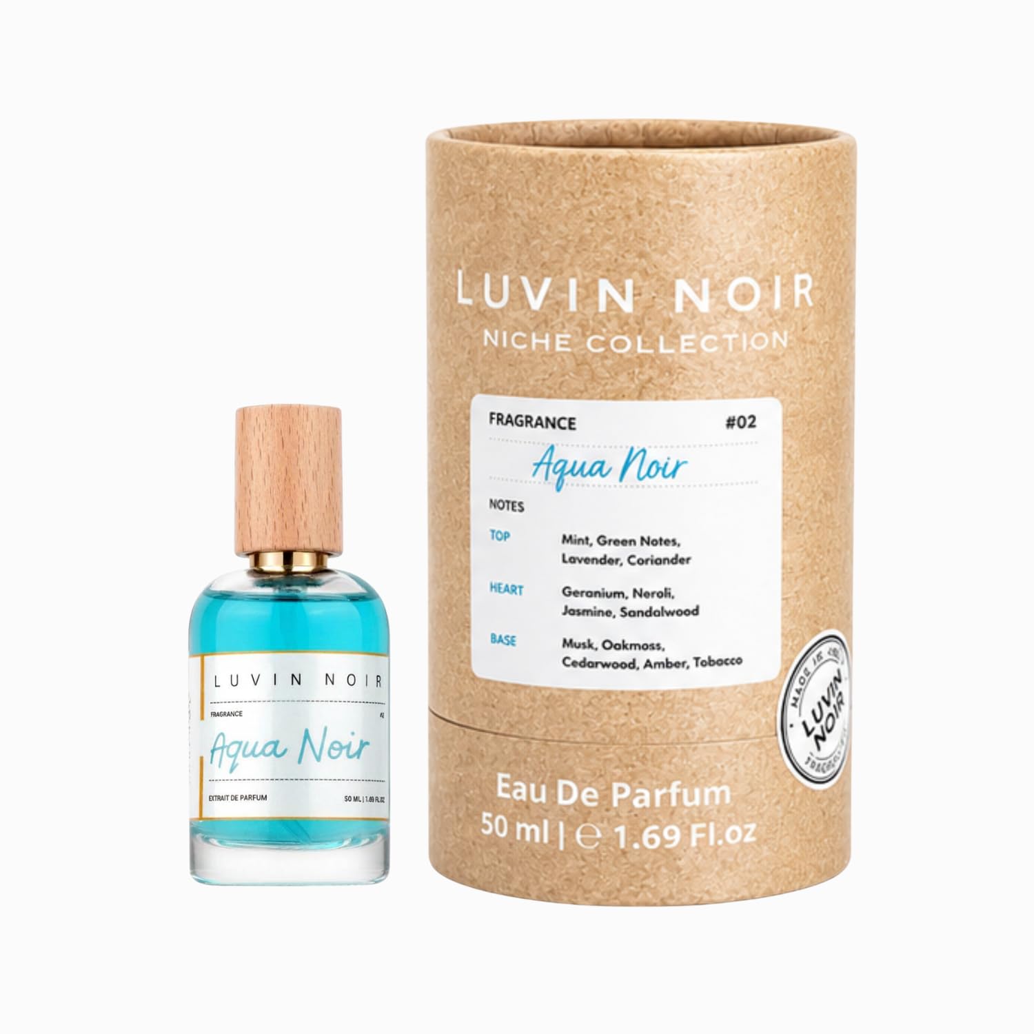 Aqua Noir Extrait de Parfum for Men | Fresh Aquatic Woody Fragrance | Mint, Lavender, Sandalwood & Musk | Long Lasting Luxury Perfume 50ml-image-27