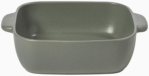 Miniatura 1 de Casafina Panadero cuadrado de cerámica de 12 pulgadas, colección Pacifica, alcachofa (verde)  Utensilios para hornear aptos para horno y