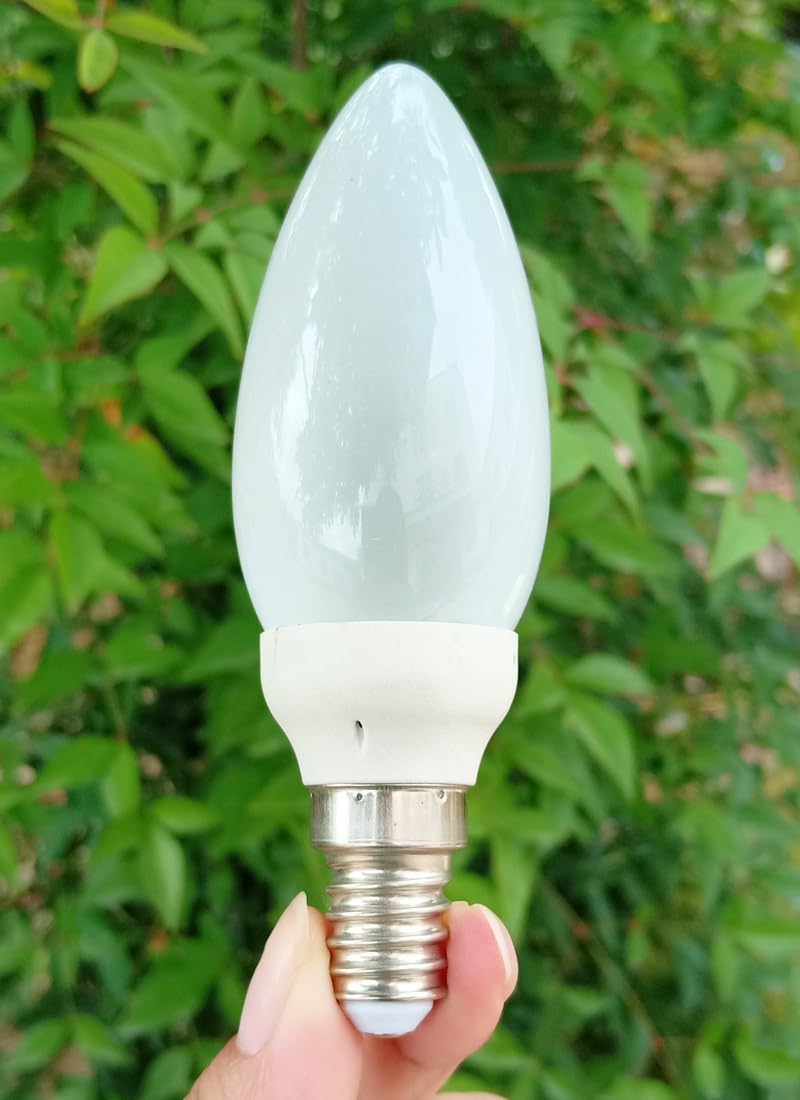 Luz para el hogar 50 unids/Lote C35 Bombilla LED E14/E27 Bombilla Puntiaguda lámpara de Mesa lámpara Fuente de luz 3 W lámparas de Cristal (2700 K Blanco cálido, E14 85-265 V)