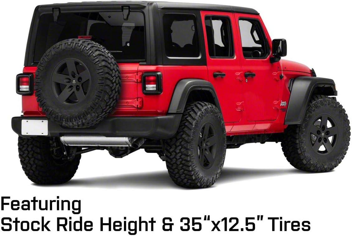 Mammoth Moab Black Wheel; 17x9; -6mm Offset Compatible For 18-25 Jeep Wrangler JL