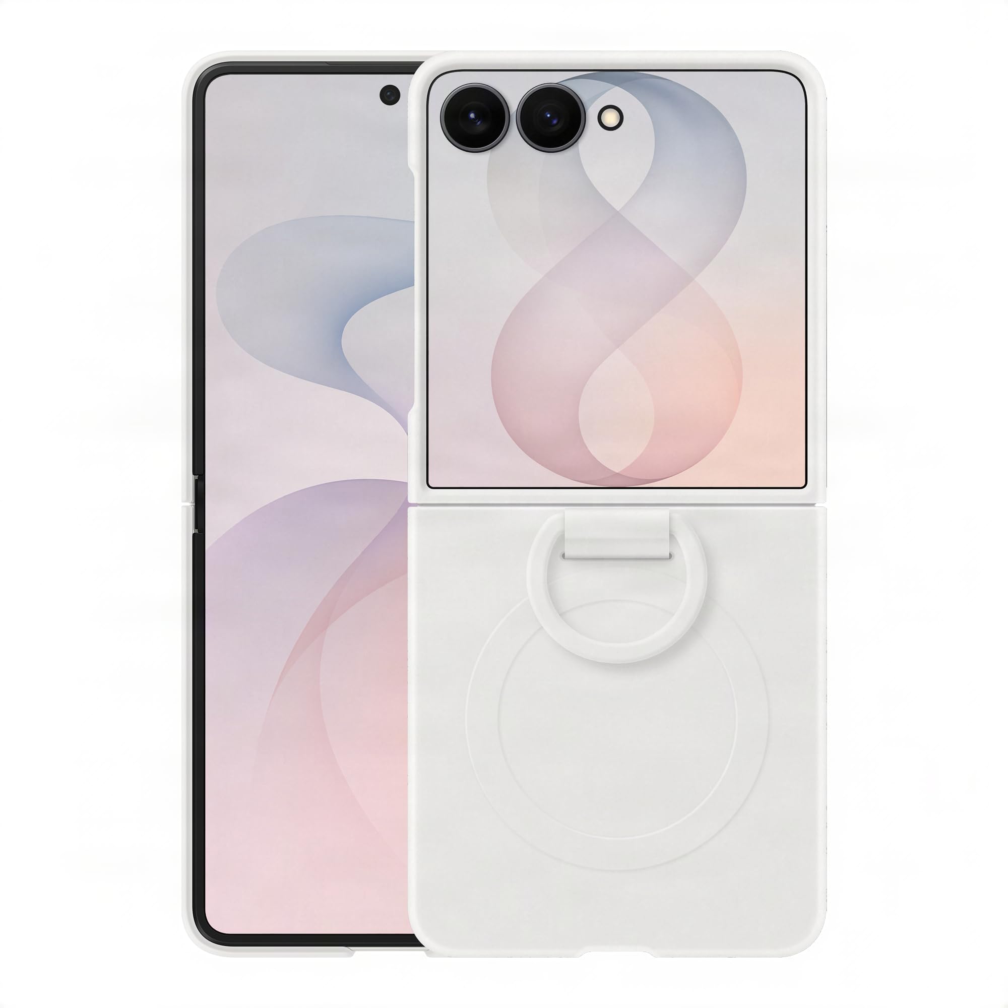 Samsung Official Silicone Ring Magnet Case for Galaxy Z Flip8 Cream