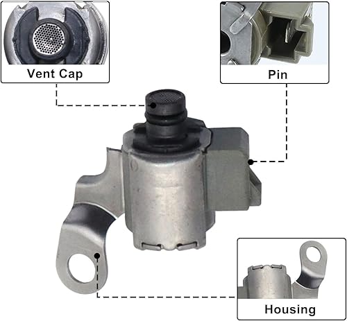Miniatura 3 de GXARTS AW4 A340 Transmisión TCC Lock Up Solenoide + Kit de solenoides de cambio para Toyota Previa Supra T100 Tacoma 4Runner Pickup apto para Jeep