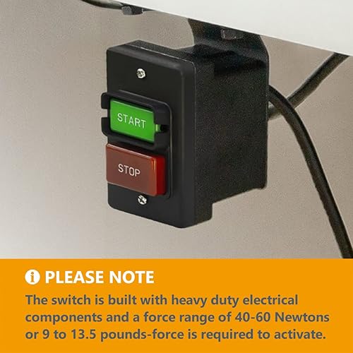 Miniatura 6 de VEVOR Motor de compresor de aire, motor de compresor eléctrico de 2 Hp 3450 RPM 115 V 230 V 56 marco motor eléctrico monofásico e interruptor