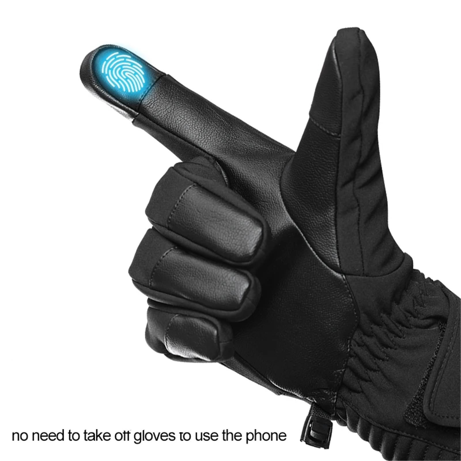 Gants d'hiver for hommes, imperméables, thermiques, cyclisme, équitation, escalade en plein air, Ski, pêche Pour Escalade