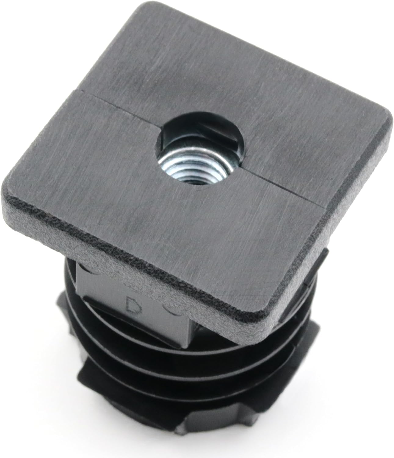 4X Gewindestopfen Vierkantrohrstopfen 35x35 mm 1,5-2 mm mit M8 Innengewinde
