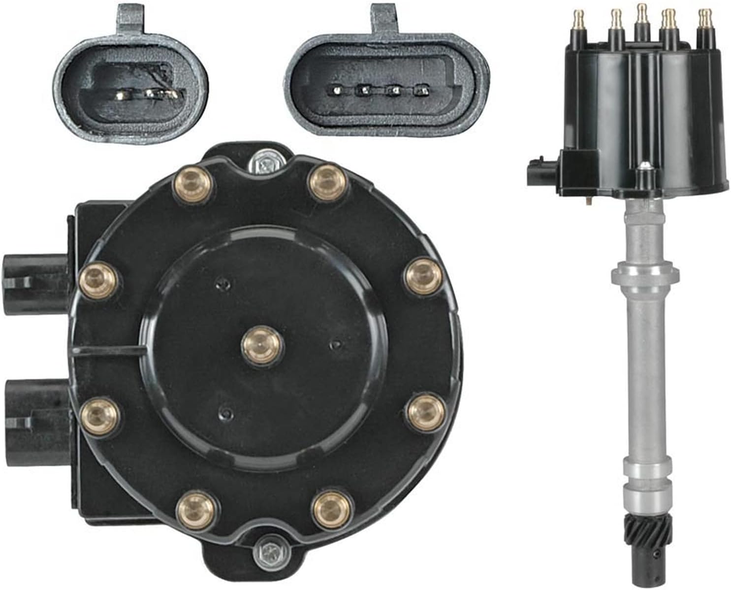 OEG Parts New Distributor Compatible With Delco On V8 Chevy GMC Truck 1500 2500 3500 5.0 305 5.7 350 427 TBI EFI LG4 LB9 F-Body