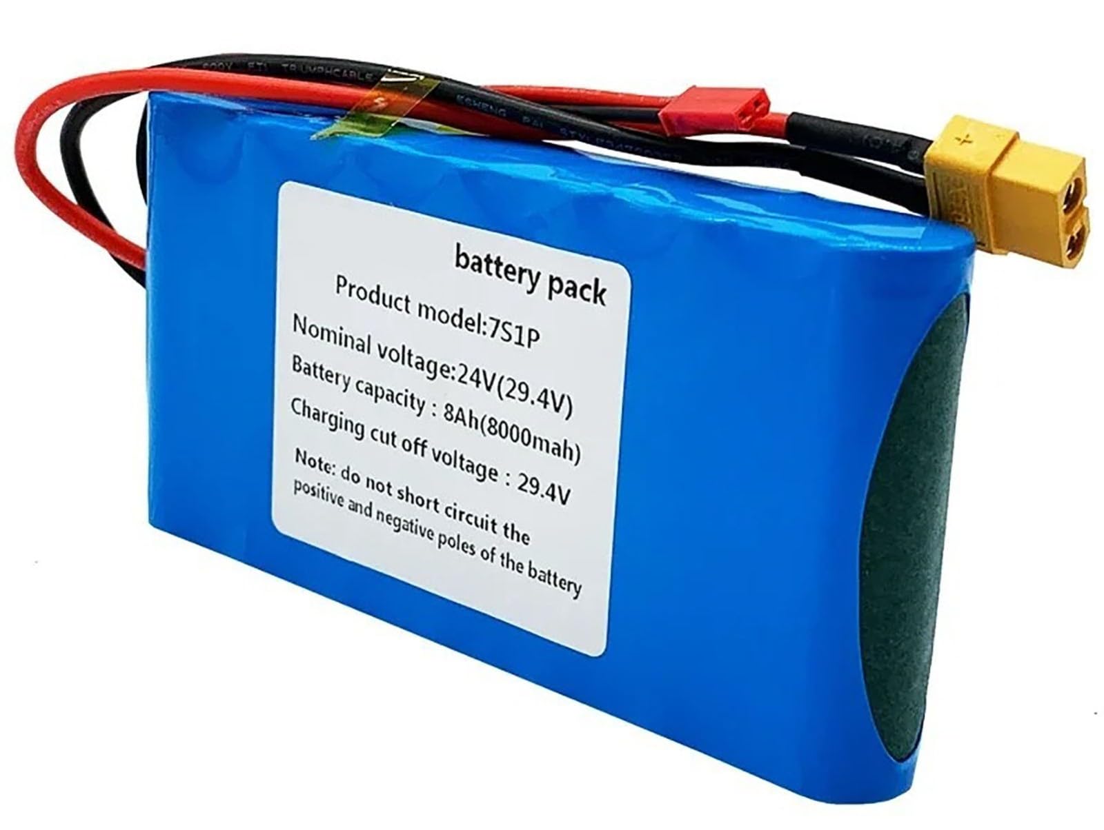 E-Bike Batteries 24V 8000Mah Batterie De Vélo Électrique 29.4V 8Ah Rechargeable Étanche Batterie avec BMS pour 50W 150W 200W Moteur