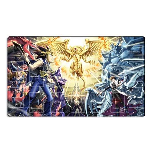Mlikemat ZD014-406 Spielmatte mit schwarzer Rose, Drache, TCG CCG, Sammelkartenspiel-Matte, inkl. Tasche