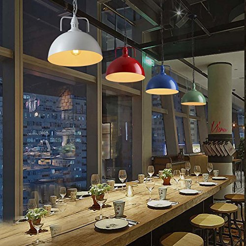 Industrial Nautical Style Single Mini Pendant Light - LITFAD 7" Wide Pendant Lamp Hanging Lights with Frosted Diffuser Mounted Lighting Fixture Ceiling Light in White - Image 3