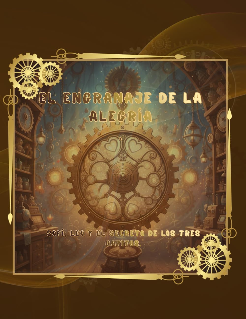 El Engranaje de la Alegría: La Aventura de Sofi y Leo y sus tres gatitos en Navidad
