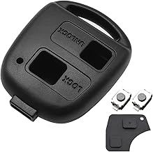 2 Button Toyota Key Shell Case for Toyota Aygo Corolla Yaris RAV4 Prado Avensis Land Cruiser Previa Echo Tarago Alphard Remote Control Shell Toyota Car Key