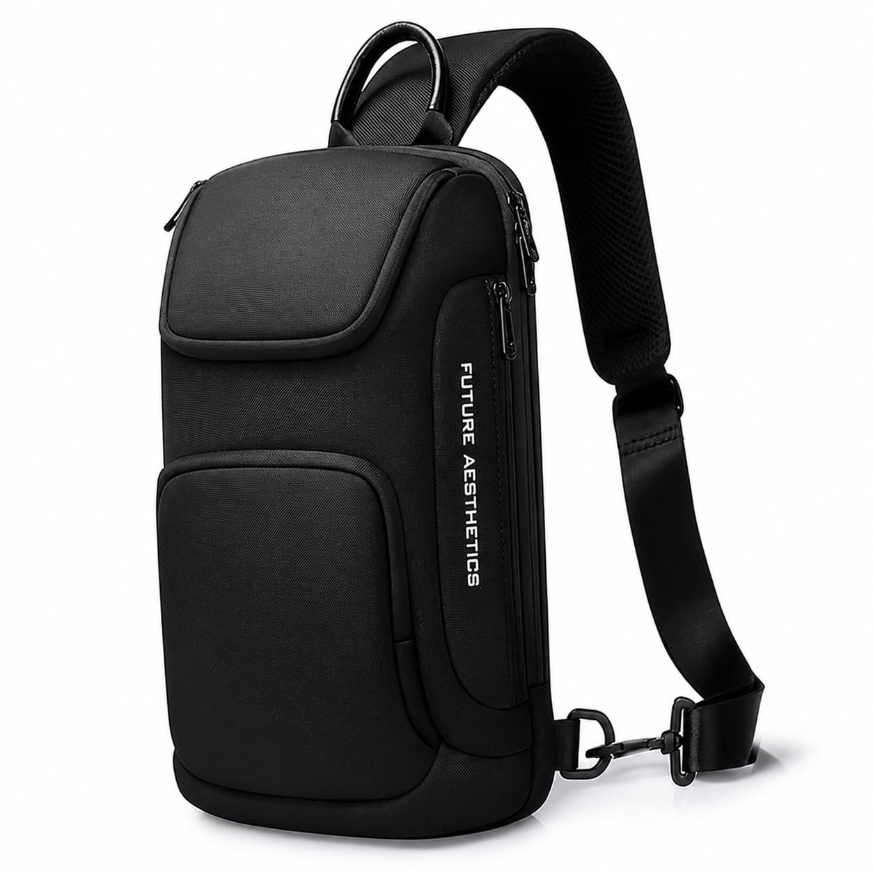 elmvia Unisex Crossbody Sling Bag | Anti-Theft Chest Bag for Men & Women | Compact Travel Passport & Airport Bag | Front Side Cross Shoulder Bag | Waterproof Daily Use Sling-picture-22