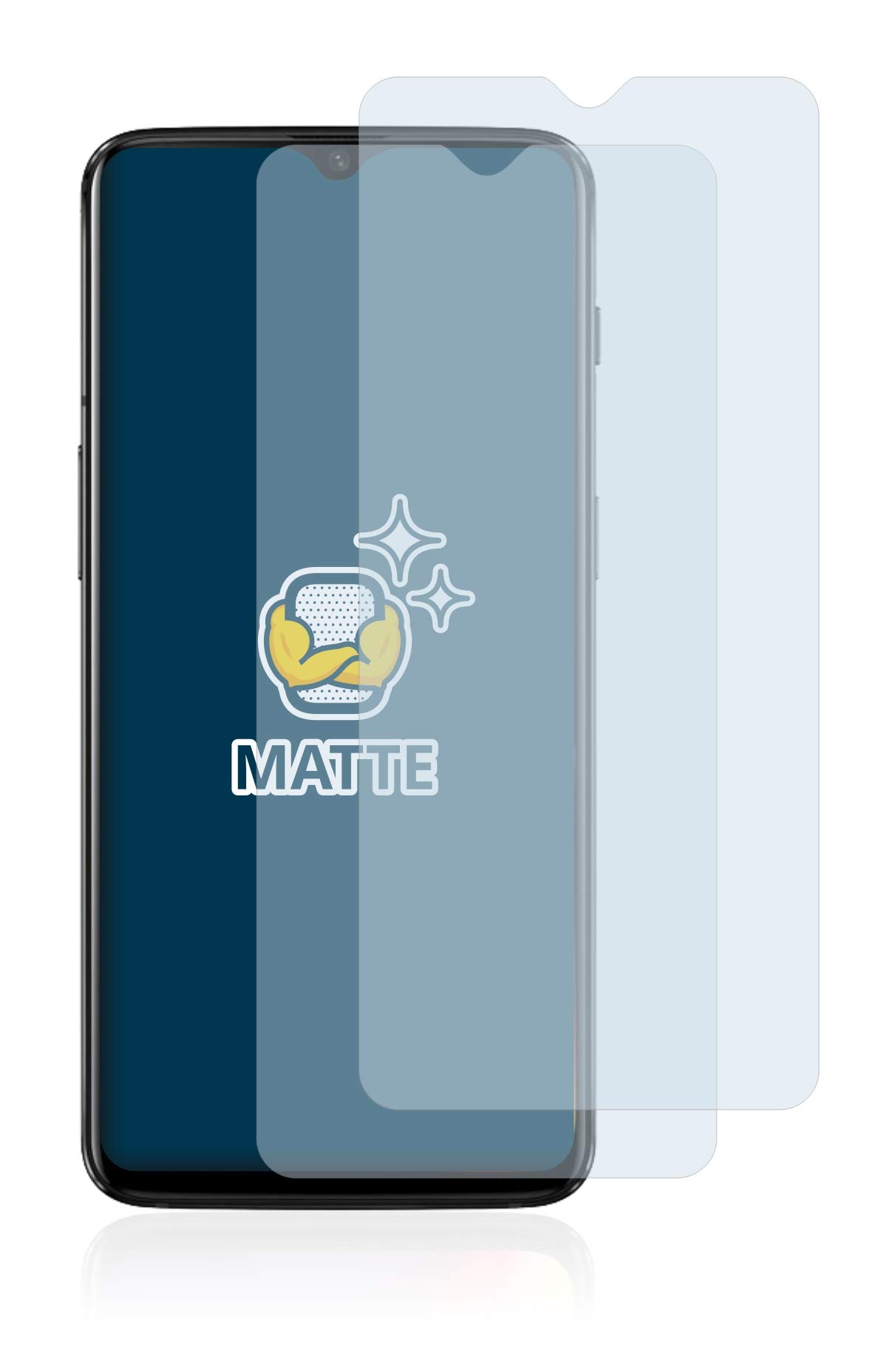 Brotect Pellicola Protettiva Per OnePlus 7 – 2 Pezzi, Trasparente, Anti-impronta (Made In Germany)
