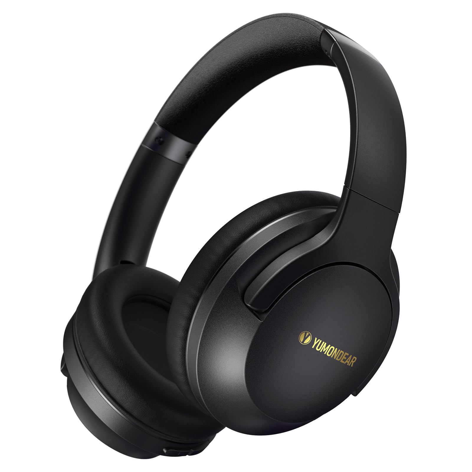 YUMONDEAR Auriculares Bluetooth Over Ear, 80H tiempo de reproducción auriculares inalámbricos con micrófono, auriculares Bluetooth con 3 modos de ecualización, estéreo HiFi, auriculares inalámbricos