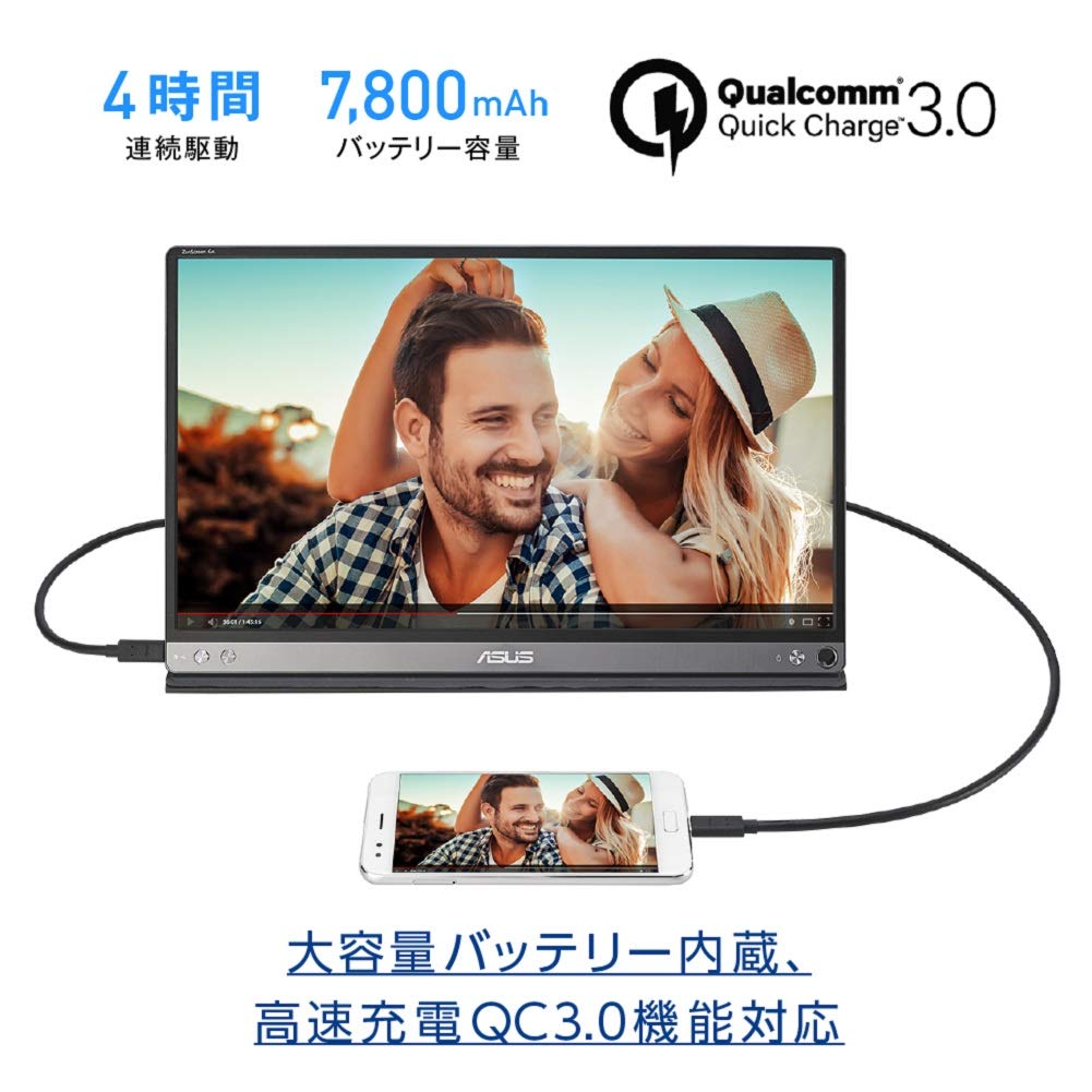 Amazon.co.jp: ASUS MB16AP モバイルモニター モバイルディスプレイ 薄 