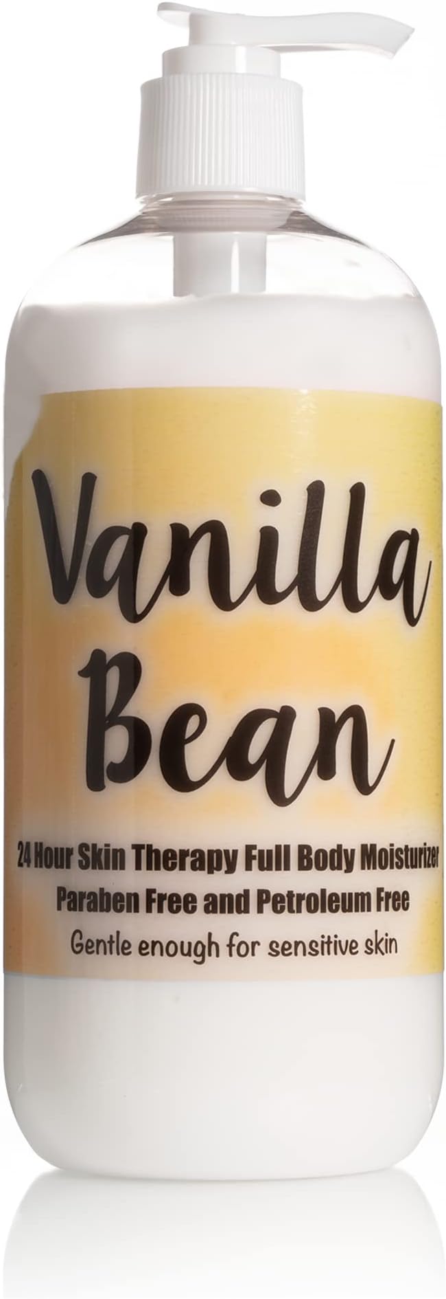 24 Hour Skin Therapy Lotion, Full Body Moisturizer, Paraben Free, Made in USA, Vanilla Bean Fragrance, w/ Aloe Vera, 16 Ounces