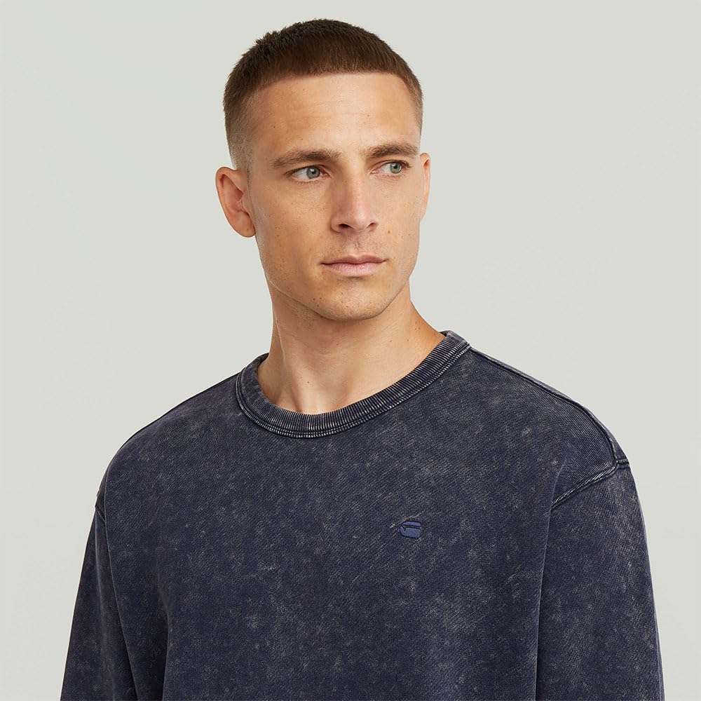 G-STAR Washed R Sw Sudadera para Hombre