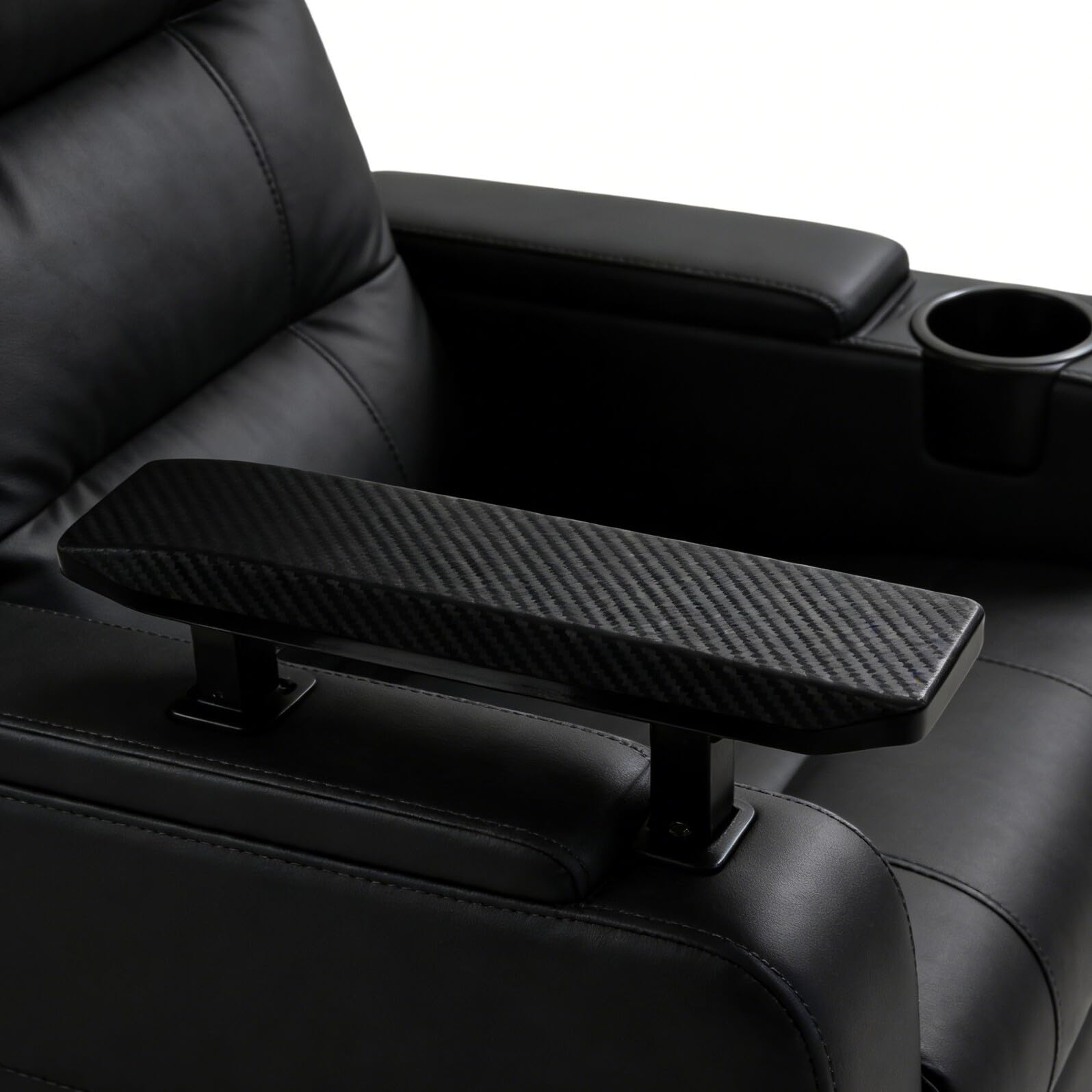 Reposabrazos de Repuesto para Silla Gaming, 2 Piezas PU Negro