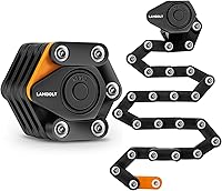 Lambolt Heavy Duty Folding Electric Scooter Lock - 4-Digit Combo Anti-Theft Chain for Ebike, Bike with Mount Bracket