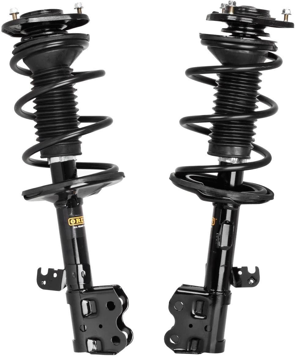OREDY Front Struts w/Coil Springs for 2004-2009 Toyota Prius 2005 2006 2007 2008 Complete Shock Strut Assembly - Replace #172358 172357 (2pcs)