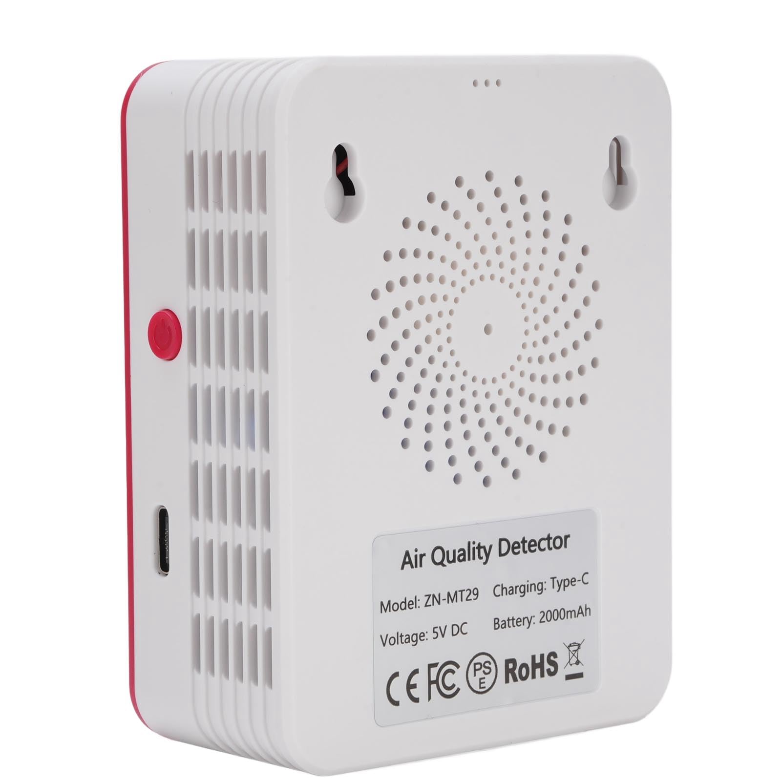 Tester della qualità Dell'aria Design 15 in 1 Accurato e Ad Alta sensibilità per il Monitoraggio Dell'aria Interna con Display HD da 2,8 Pollici e funzionalità WIFI (#2)