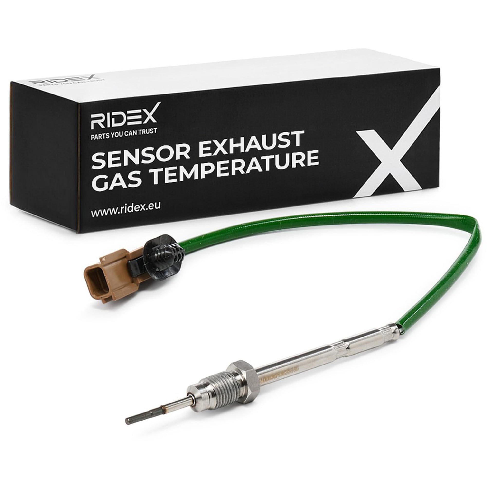 RIDEX 3938E0011 Palpeur de température des gaz Compatible avec RENAULT Clio 3 3/5 portes BR0/1, CR0/1