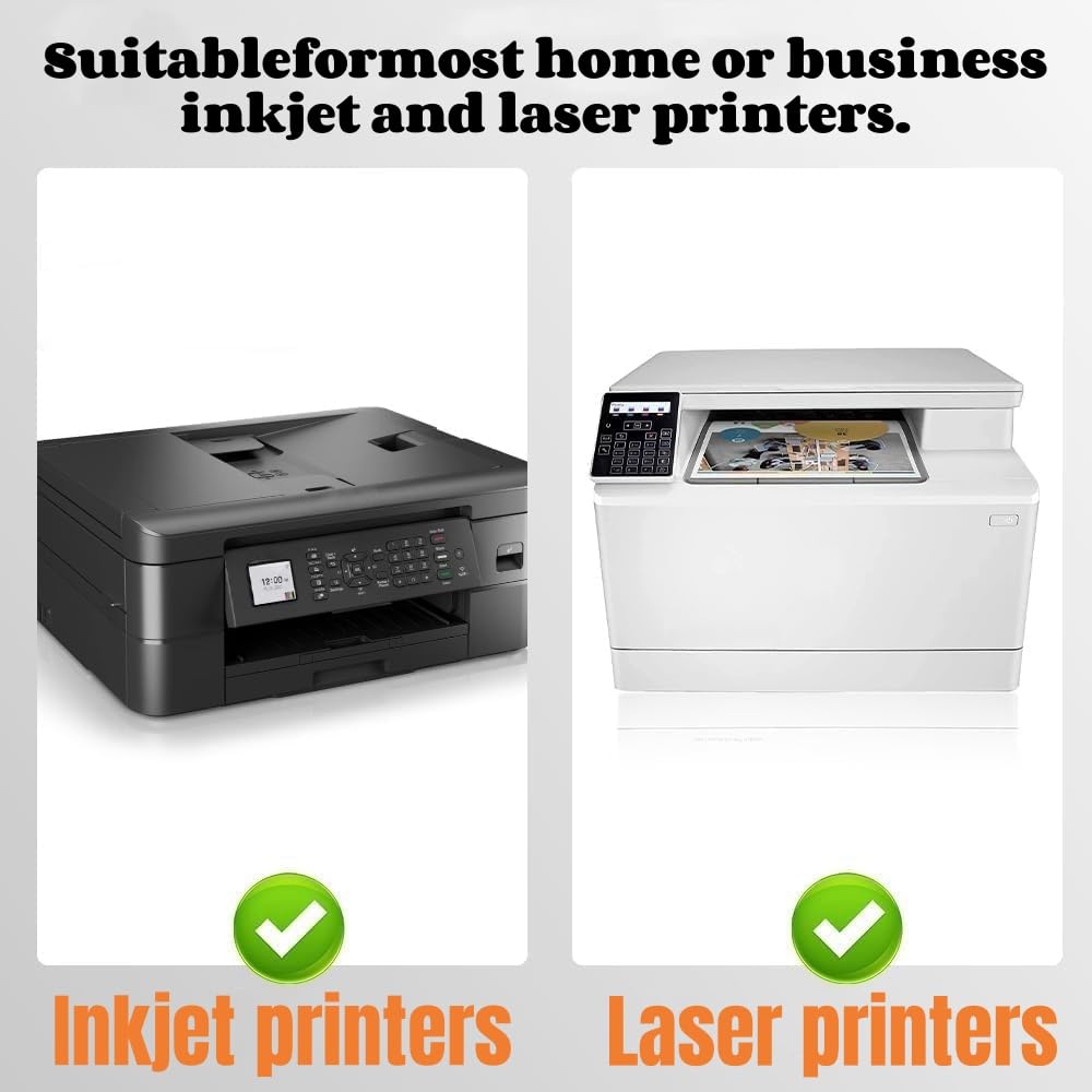 Fogli Trasparenti Per Stampante Inkjet 20 Pezzi | Carta PET Stampabile | Per Proiezioni E Lavagne Luminose - Foto 3