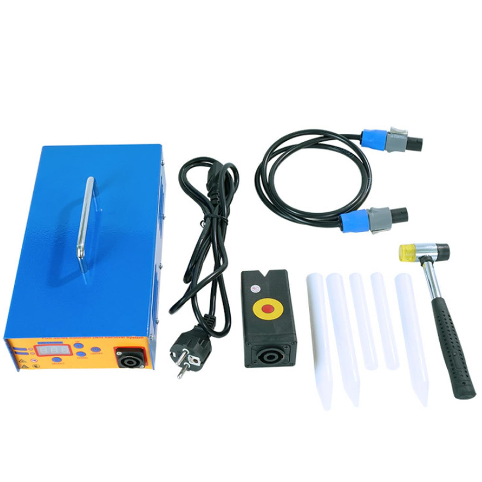 1380W Auto Body Paintless Dent Repair Tool - Magnetic Induction PDR Heater Hot Box for Quick Removal of Car Dents - Digital Display for Easy Control