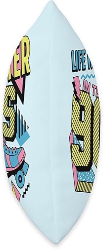 Miniatura 2 de Funny 90s Nostalgia Sayings Gifts Women Life was Better in The 90s Retro Vibe Millennial Gen X - Almohada con cita de 16 x 16 pulgadas, multicolor