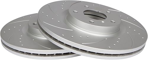 Miniatura 4 de GEOMET - Kit de discos de freno y pastillas de freno de cerámica para Chevrolet Camaro V8 SS 2011-2015