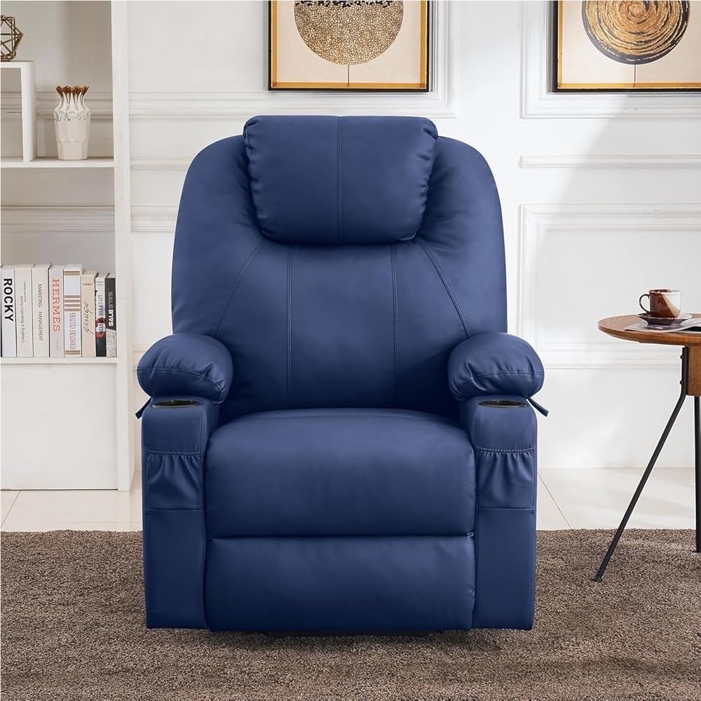 Elderly Adults Electric Lift Recliner Chair Home Theater Seating with Heat Vibration Massage Adjustable Reclining Chair Comfort Relaxation