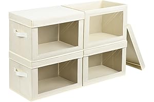 Clutter-Free Closet with Top-Tier Storage Bins