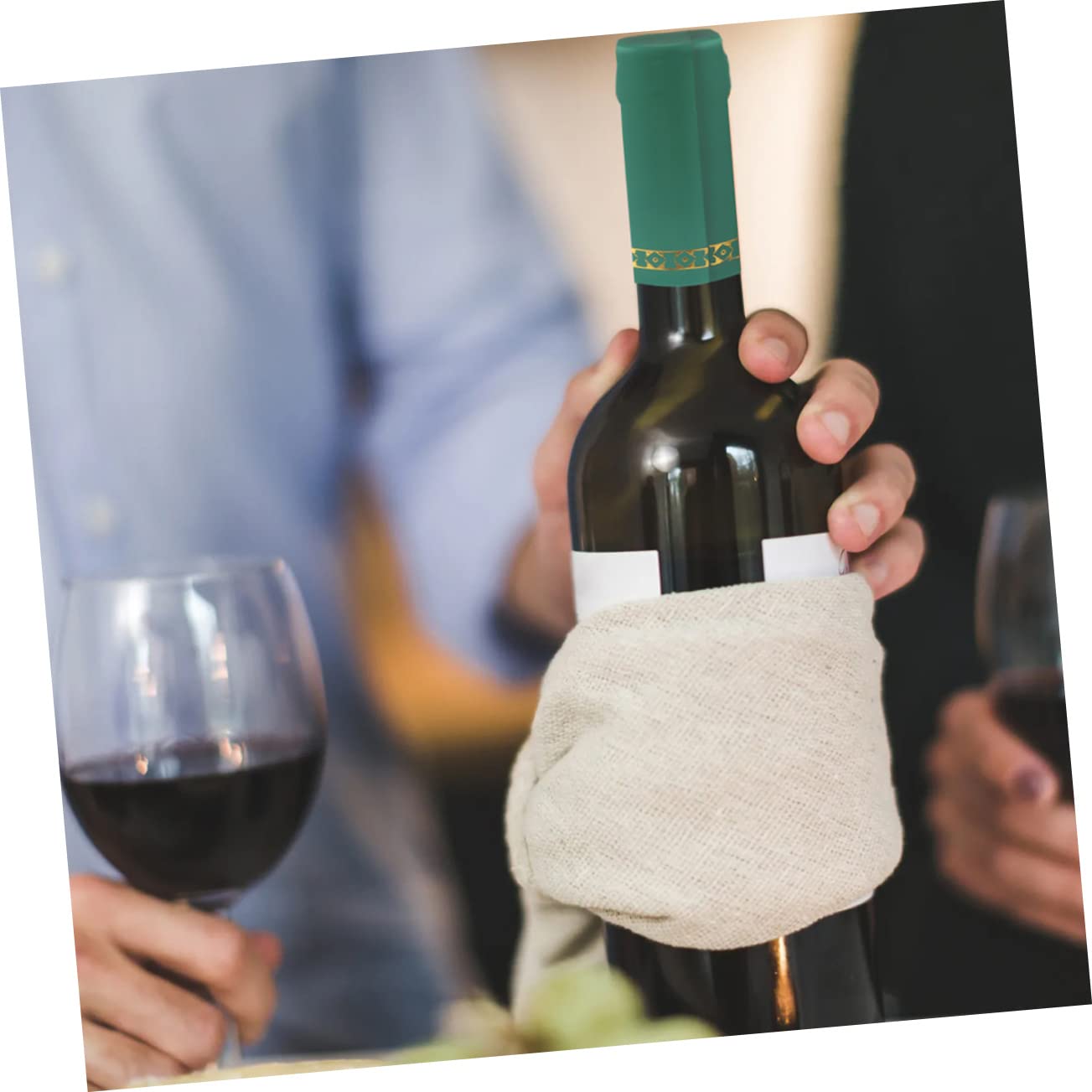 VINTORKY 200pcs Wine Bottle Sealing Films Heat Shrink Capsules for Wine Bottles Decorative Shrink Caps for Preservation Presentation