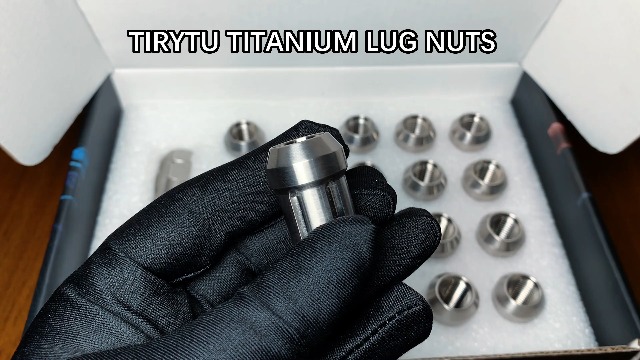 Image of Titanium 1 /2-20 Lug Nuts, 20pc | Ultra-Light Closed End Wheel Nuts, High-Strength & Corrosion-Resistant Titanium Alloy, 60-Degree Conical Seat