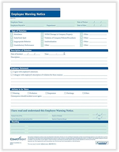 Miniatura 6 de Formulario de evaluación de desempeño 8-1/2" x 11" Gestión de recursos humanos y empleados Paquete de 50