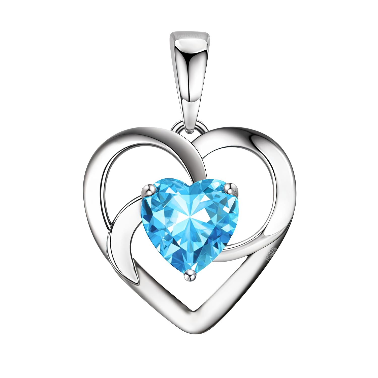925 Silver Stylish Love Knot Heart Pendant Necklace For Women | 92.5 Sterling Silver & Stunning Shine | Lovely Gift-image-36