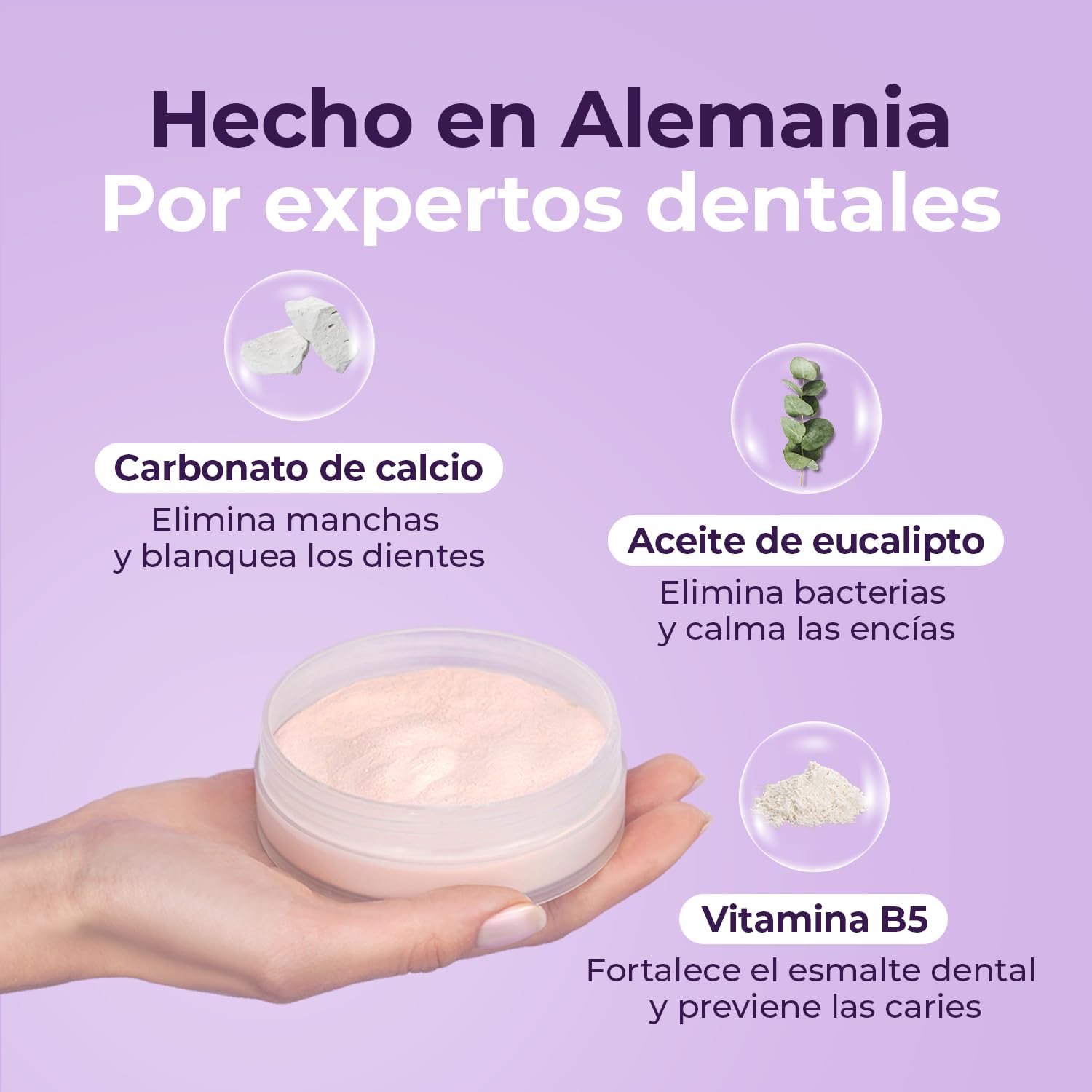 Onlysmile polvo de blanqueamiento dental para dientes blancos | Blanqueador dental professional con efecto visible | Blanquear los dientes seguro - limpieza cosmética de los dientes | Teeth Whitening | Ganador del Test 2025, Fabricado en Alemania, contra