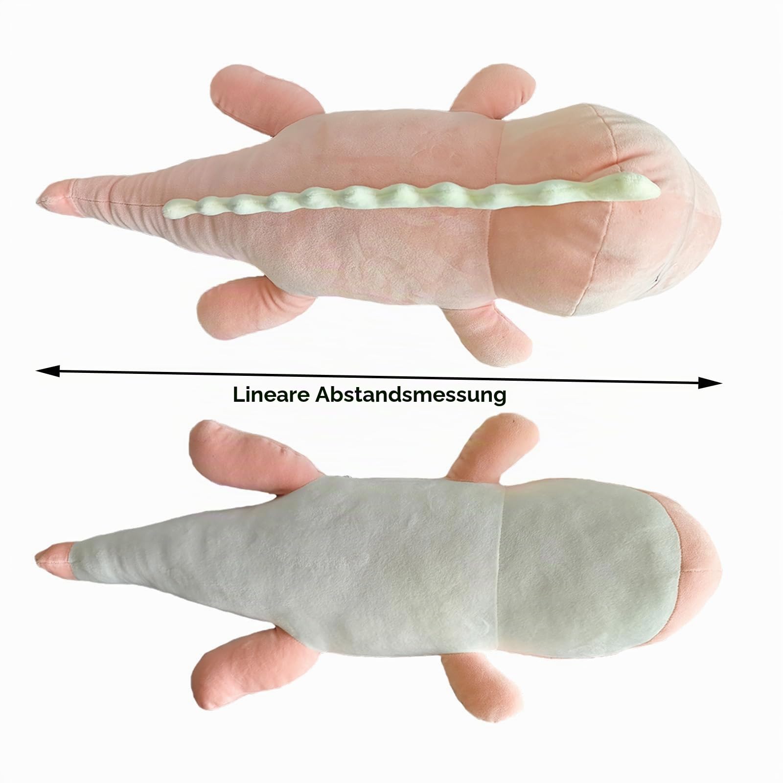 Plüschtier Dinosaurier Kuscheltier Stofftier Plüschkissen,Lange Dino Plüsch Spielzeug Umarmungskissen Lumbar Rückenkissen Puppe Geschenke für Kinder (120cm, Pink - Happy)
