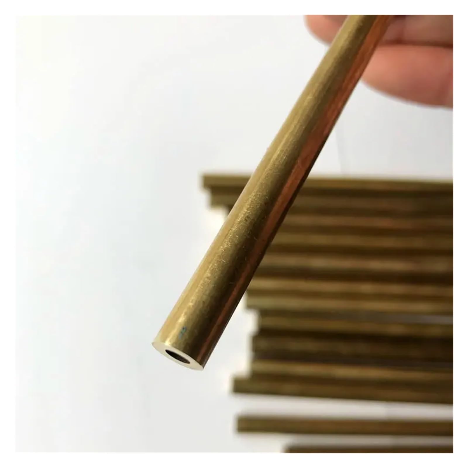 1 tubo capilar de latón H62 OD19 mm ID17 mm grosor de pared 0,5 mm 2 mm tubo de cobre hueco de latón para manualidades (500 mm)