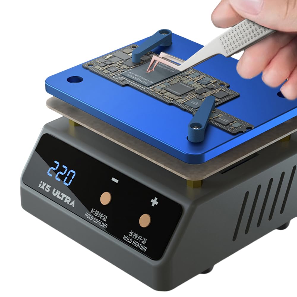 Plataforma de precalentamiento de temperatura constante IX5, calentador de reparación y soldadura de placa base