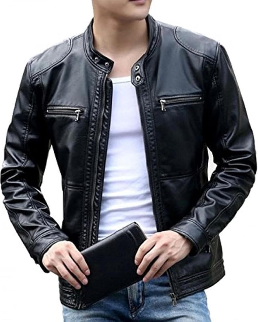 natural leather Men's Black Leather Jacket (ZL_JK_60_Black, Sizes :- S to 2XL)-picture-40
