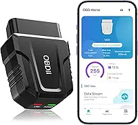 Leitor de scanner OBD2 Bluetooth sem fio, ferramenta de digitalização de diagnóstico automático para iOS e Android para teste de desempenho Bluetooth 5.4 Leitor de código de carro para verificação de