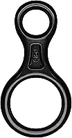Descensor freio 8 em Alumínio Preto Steelflex STF FR0688