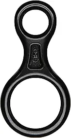 Descensor freio 8 em Alumínio Preto Steelflex STF FR0688
