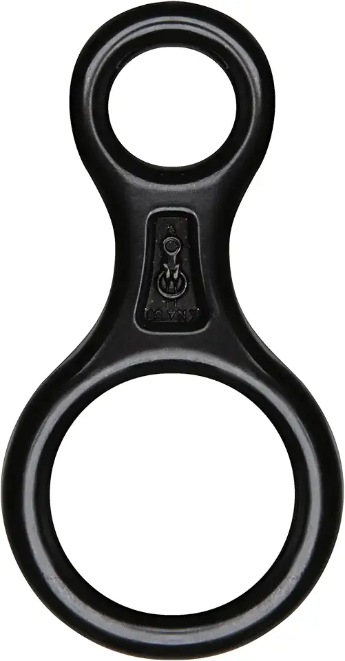 Descensor freio 8 em Alumínio Preto Steelflex STF FR0688